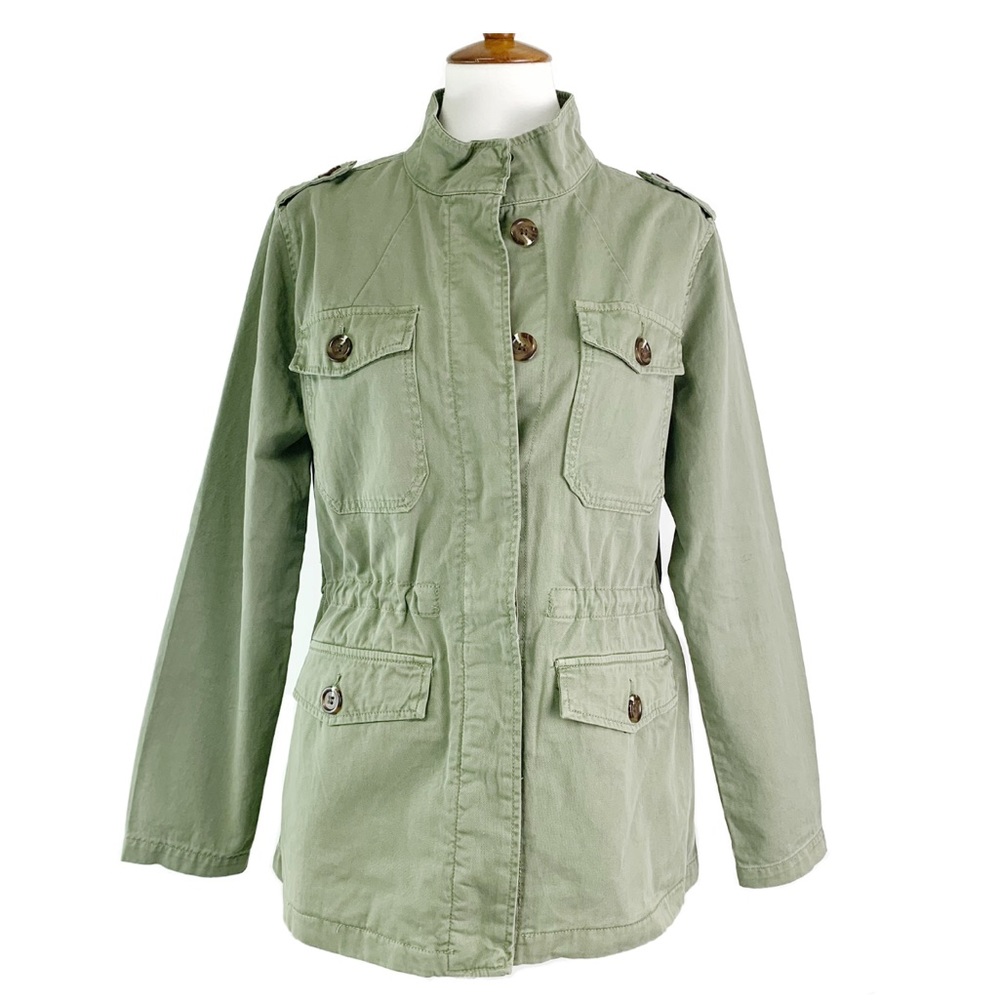 Kensie Jeans Utility Jacket Medium Cinch Waist